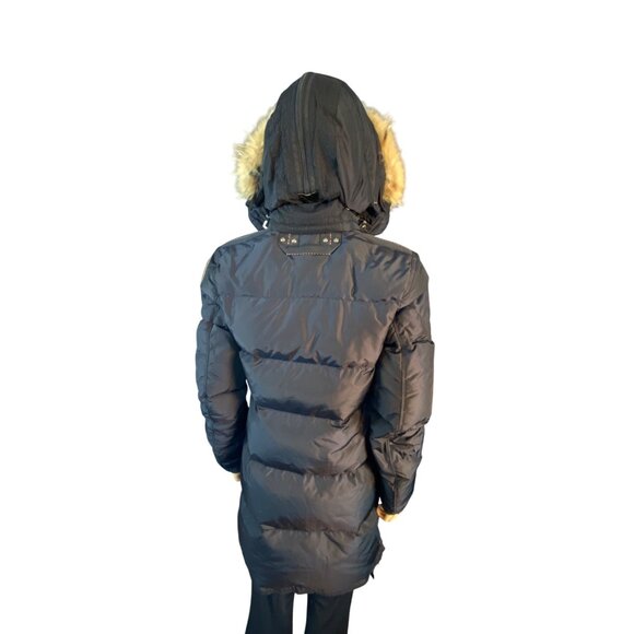 Parajumpers Women's S Long Bear Navy Blue Down Insulated Jacket Arctic Parka \* - Picture 10 of 17